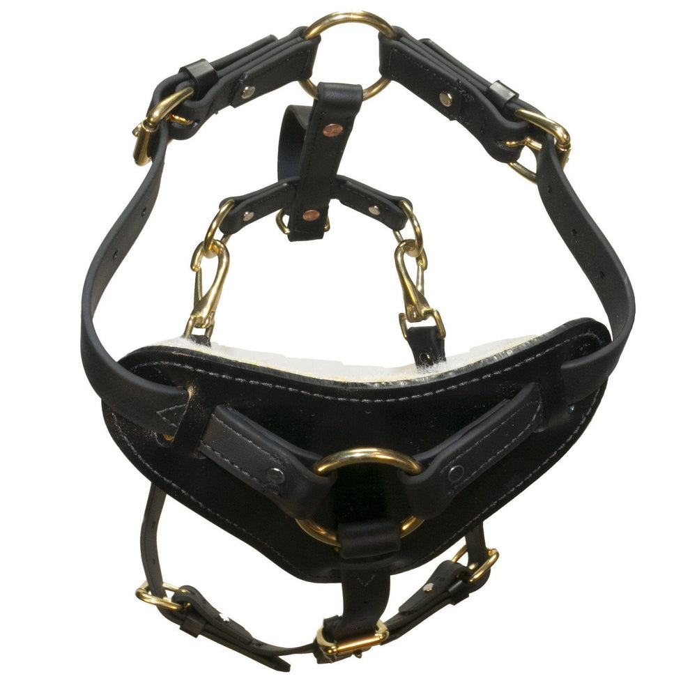 Viper Surge Biothane Working Dog Harness - Brass Hardware by Dogline
