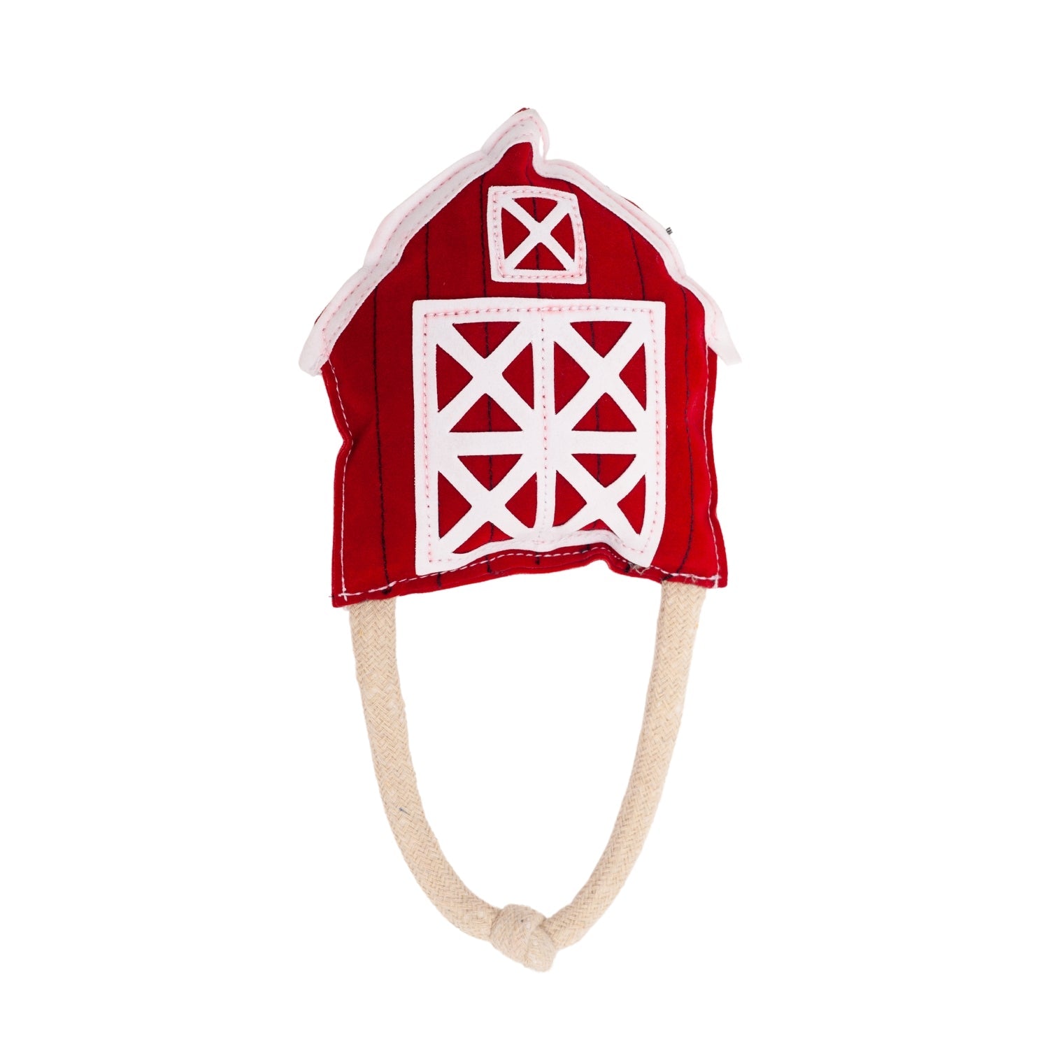 Country Living Faux Leather Red Barn Dog Chew Toy – Safe, Long-Lasting, and Non-Toxic by American Pet Supplies