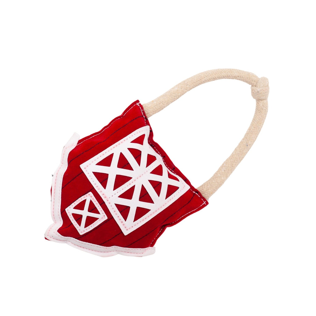 Country Living Faux Leather Red Barn Dog Chew Toy – Safe, Long-Lasting, and Non-Toxic by American Pet Supplies