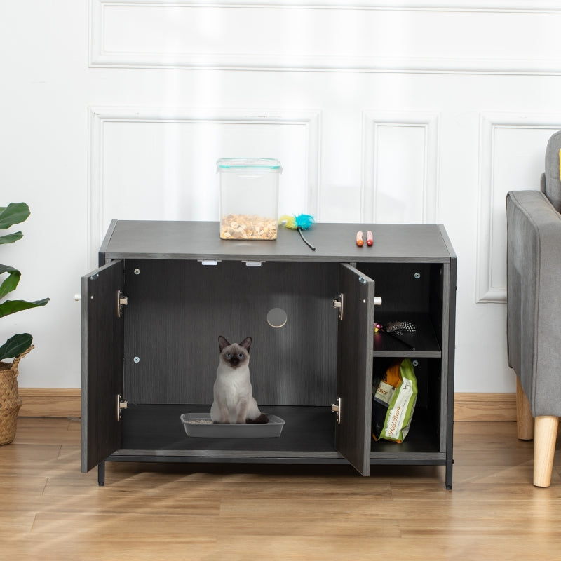 Hidden Cat Litter Box Enclosure by Furr Baby Gifts