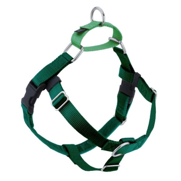 Kelly Green Freedom No-Pull Dog Harness by 2 Hounds Design