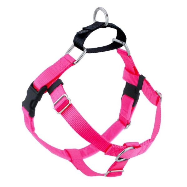 Hot Pink Freedom No-Pull Dog Harness by 2 Hounds Design