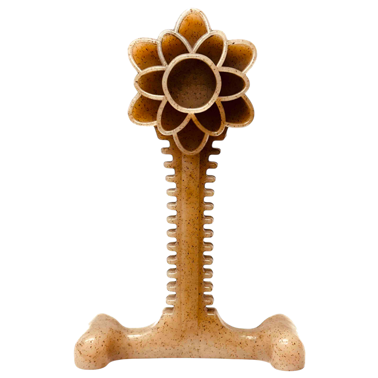 Honey Bone Dental Flower Tower - Indestructible Nylon Dog Chew Toy XL | USA by SodaPup/True Dogs, LLC