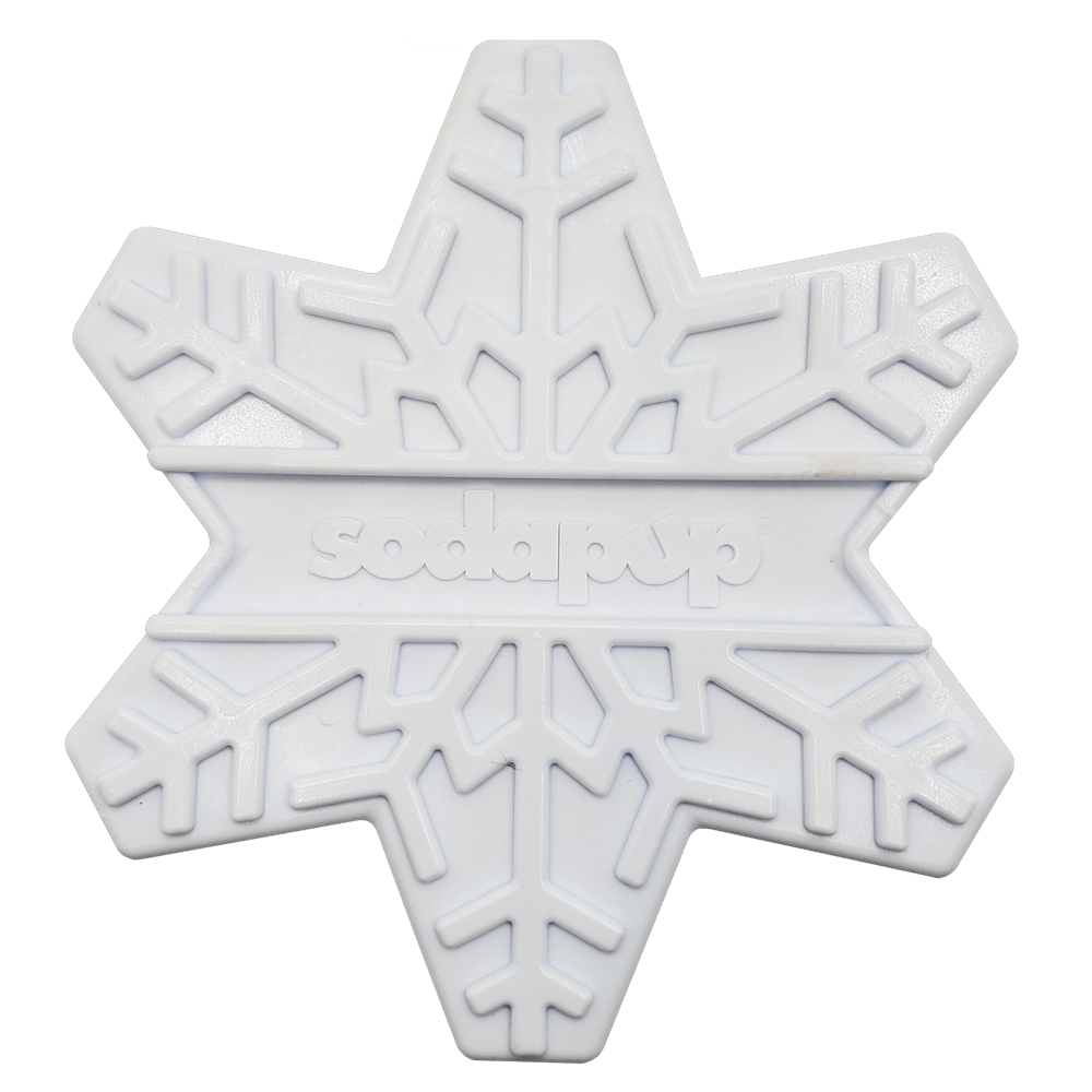 Snowflake Nylon Dog Chew Toy for Aggressive Chewers | USA Made & FDA Compliant by SodaPup/True Dogs, LLC