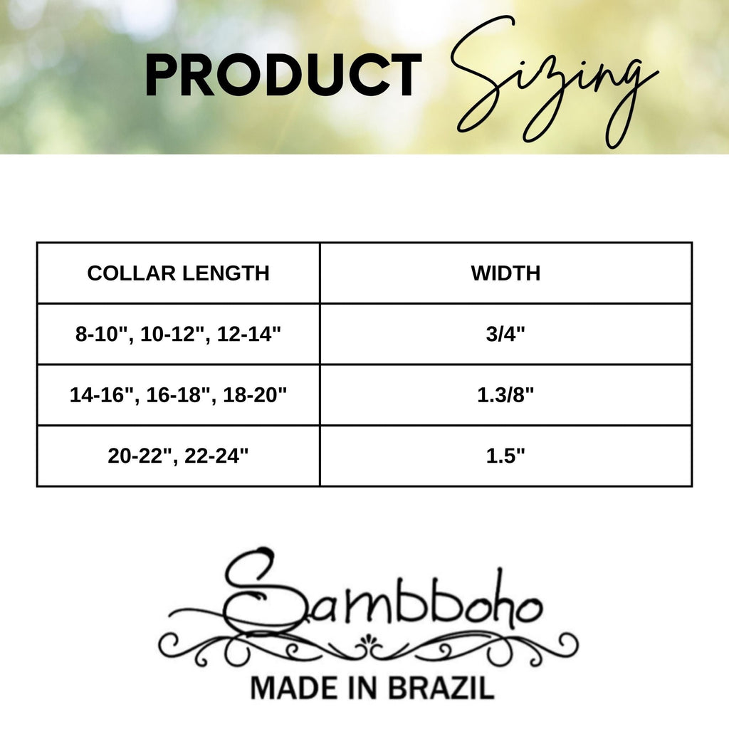 Aztec Sambboho dog collar by Sambboho