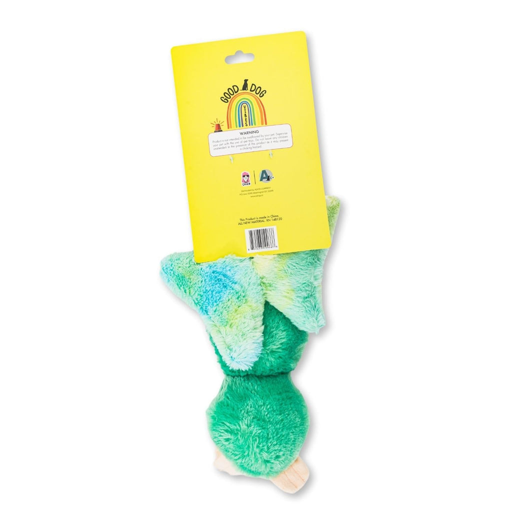 Mystical Mint Winged Sloth Plush Dog Toy – with Squeaker & Crinkle Paper for Fun Play by American Pet Supplies