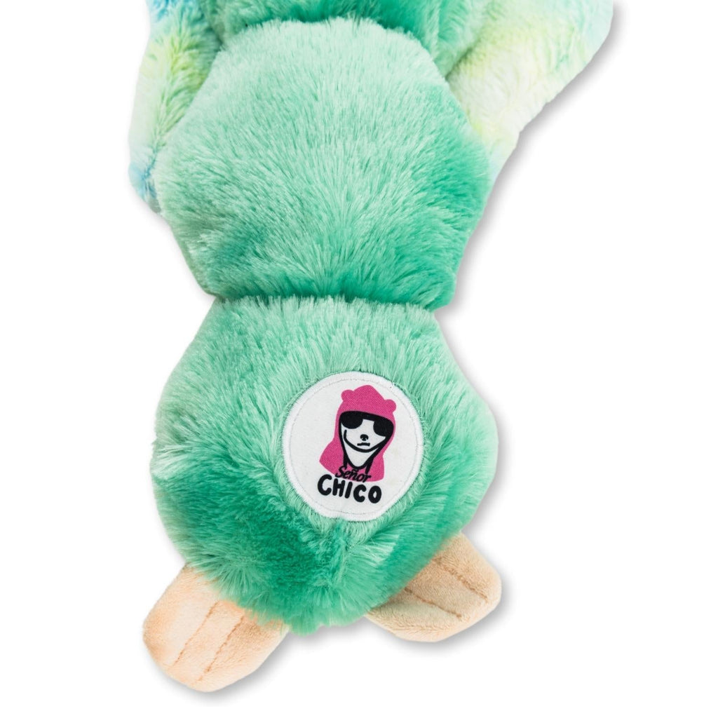 Mystical Mint Winged Sloth Plush Dog Toy – with Squeaker & Crinkle Paper for Fun Play by American Pet Supplies