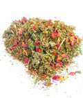 WormBGone Nesting Herbs For Pet Chickens With Roses, Chilis, Calendula, Dandelion For Healthier Coops by Dahlia Pets