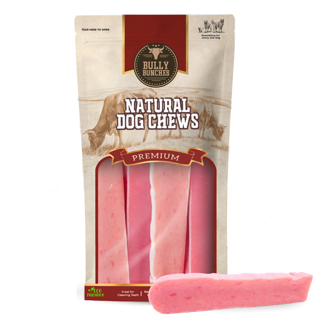 Strawberry Himalayan Yak Chew (MEDIUM) by Bully Bunches
