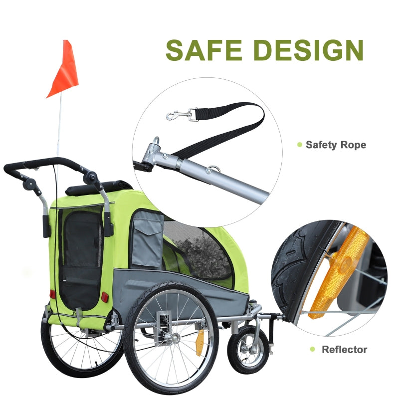 Pet Dog Bicycle Trailer Jogger with Suspension by Furr Baby Gifts