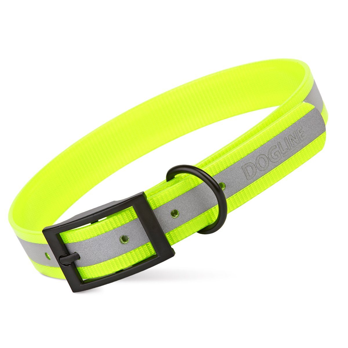 Biothane Translucent Reflective Dog Collar by Dogline